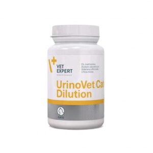 Vet Expert UrinoVet Cat Dilution- în cazul problemelor urinare, pentru pisici, 45 de capsule