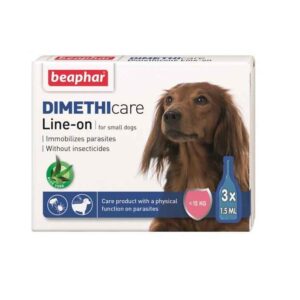 Dimethicare Line-on- Pipete antiparazitare câini talie mică 15kg, 3 buc