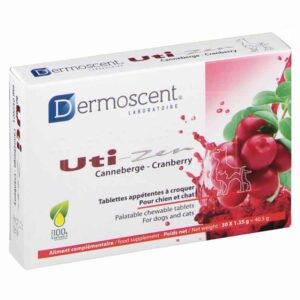 Dermoscent UTI Zen cu probleme urinare, pentru pisici și câini, 30 comprimate