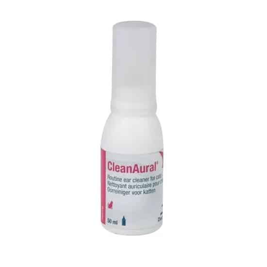 Dechra CleanAural- spray pentru curățarea urechilor la pisici, 50 ml
