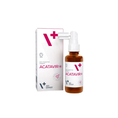 Vet Expert Acatavir- gel pentru gripa felină FCV și FHV, 30 ml
