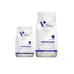 Vet Expert Dermatosis- pentru câini cu probleme dermatologice cu somon și cartofi