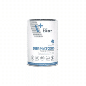 Vet Expert Dermatosis- conservă pentru câini cu curcan, 6 x 400 g