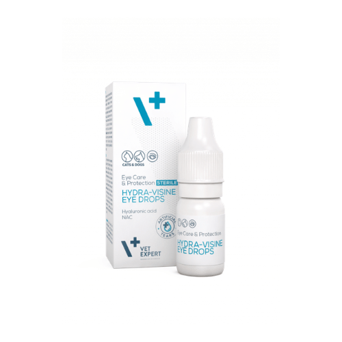 Vet Expert Hydra-Visine- lacrimi artificiale pentru câini și pisici, 7 ml