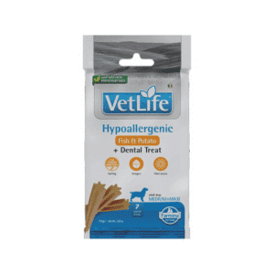 Vet Life Hypoallergenic Med./Maxi- recompensă pentru câini cu pește, 100 g