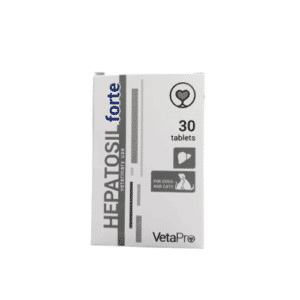 Vetapro Hepatosil Forte- pentru ficat la câini și pisici, 30 tablete