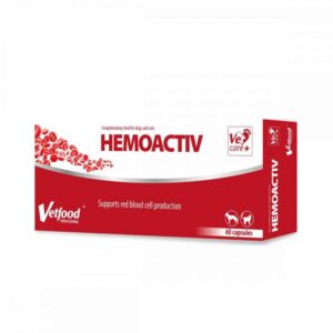 Vetfood Hemoactiv- pentru deficit de fier, 60 capsule