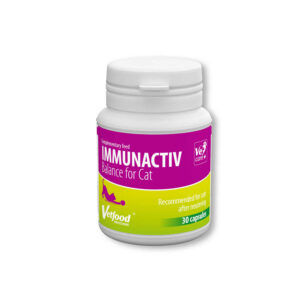 Vetfood Immunactiv Feline- imunostimulator pentru pisici, 30 capsule