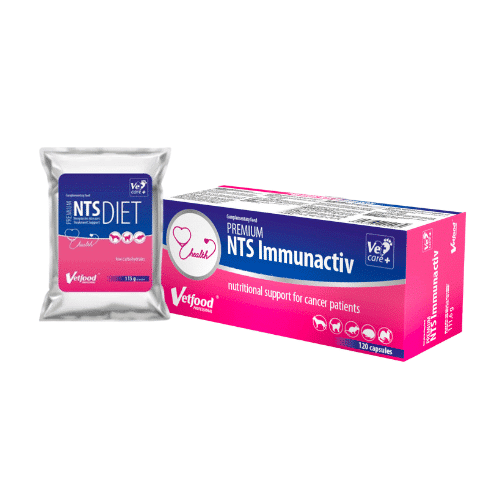 Vetfood Premium NTS Immunactiv, supliment pentru susținerea organismului în tratamentul cancerului