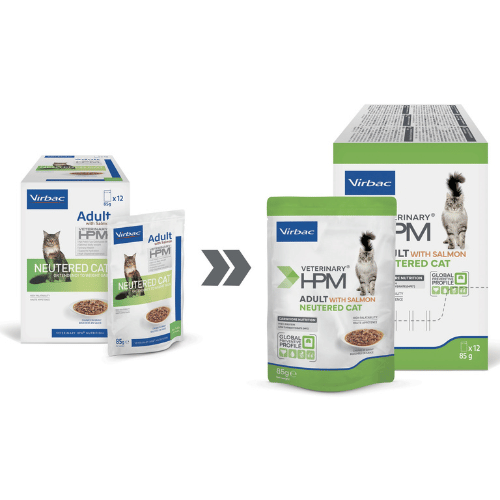 Virbac Adult Neutered- plic pentru pisici cu somon
