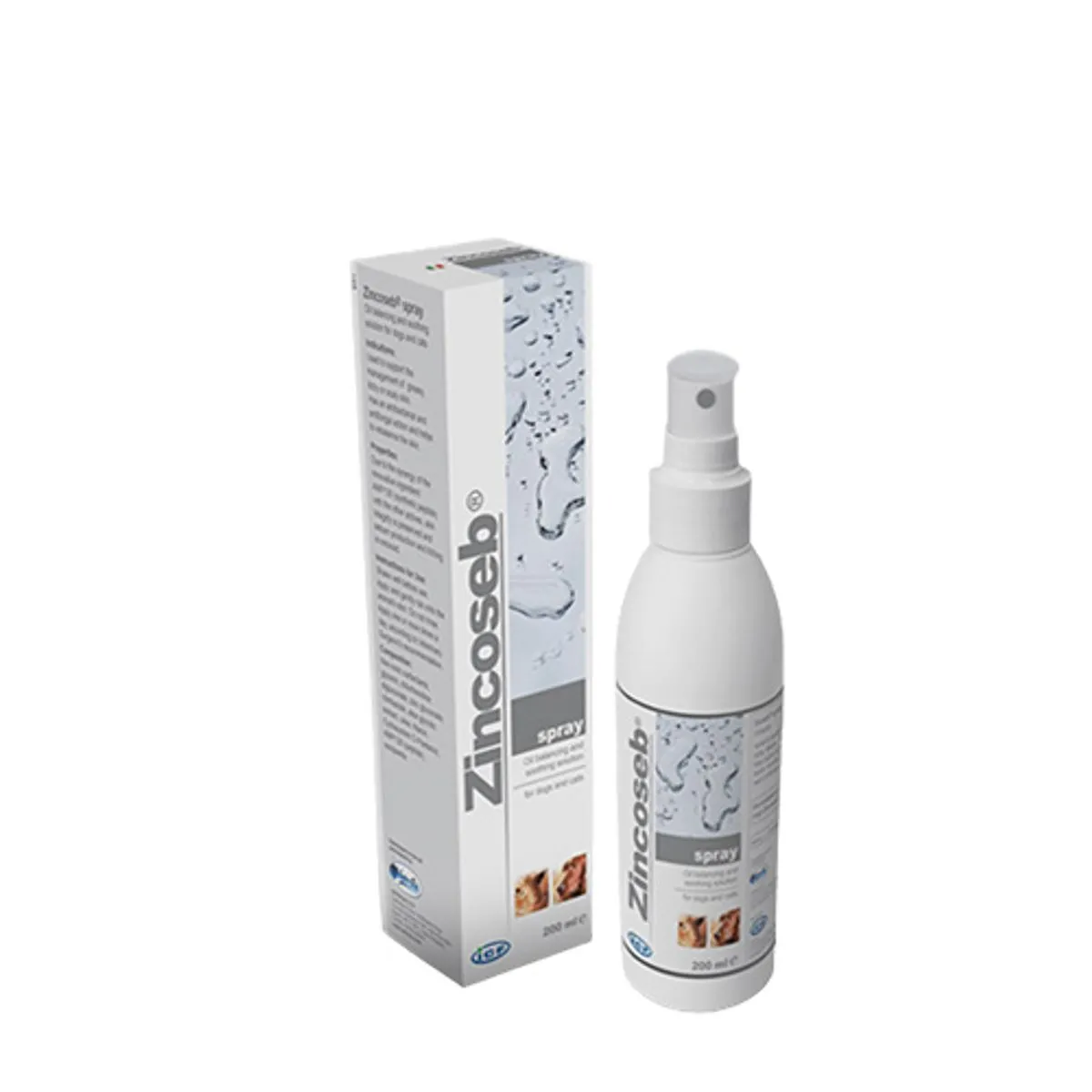 Zincoseb- spray antimătreață pentru câini și pisici, 200 ml