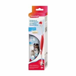 Beaphar Dental Kit- periuță și pastă de dinți pentru câini